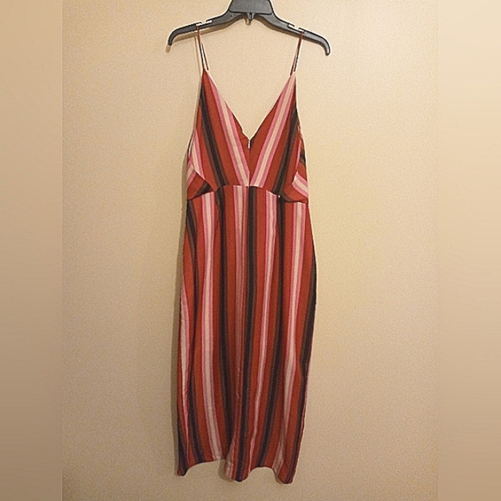 Nordstrom Striped Faux Wrap Dress